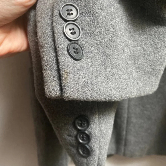 Strellson Soft Collection Virgin Wool Suit Jacket Blazer Textured Grey Sz 50 - Picture 6 of 14